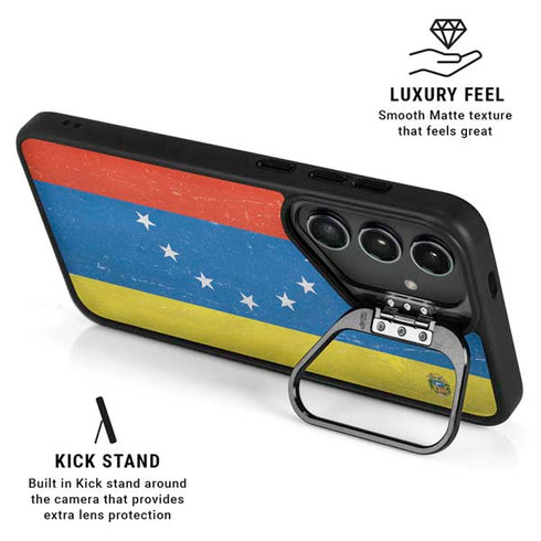 Venezuela Flag Distressed Galaxy S24 Kickstand Case